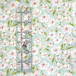 1.5 yds Moda Fig Tree Coney Island Cotton Quilt Fabric Buttercups- Ocean Blue